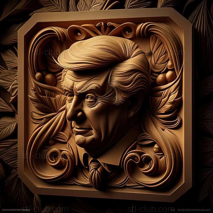 3D мадэль Неопальпа Дональд Трампи (STL)